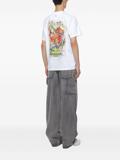 T-shirt in cotone con stampa