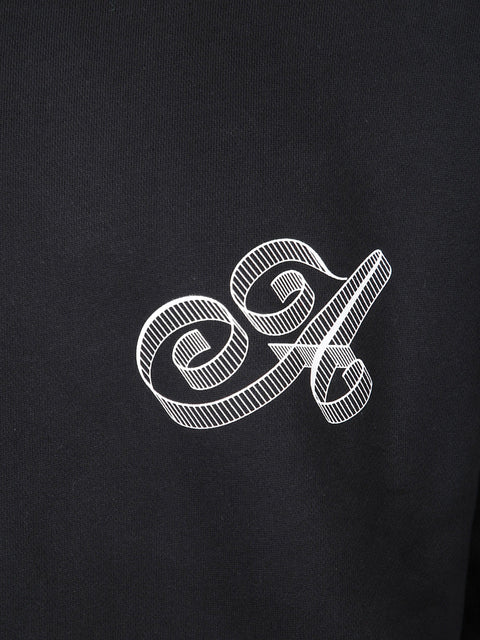 Felpa Script Crew Neck CN001 BLACK AWAKE NY 