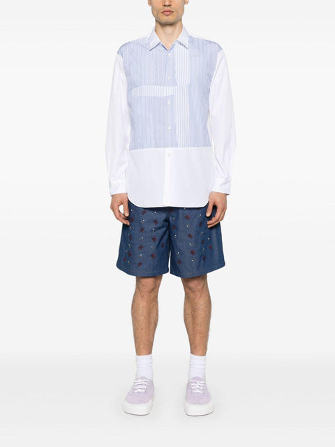 Camicia con dettaglio a righe