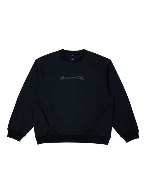 Felpa crewneck con logo BO01FWSW0104BK NOIR ADER ERROR 
