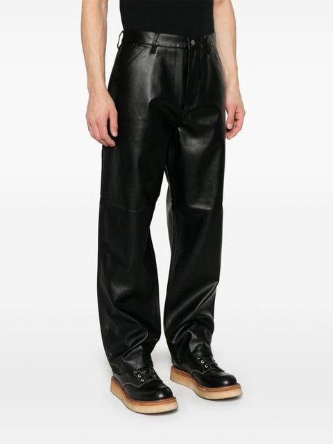 Pantalone Single Knee in vegan leather I034446 89XX CARHARTT WIP 