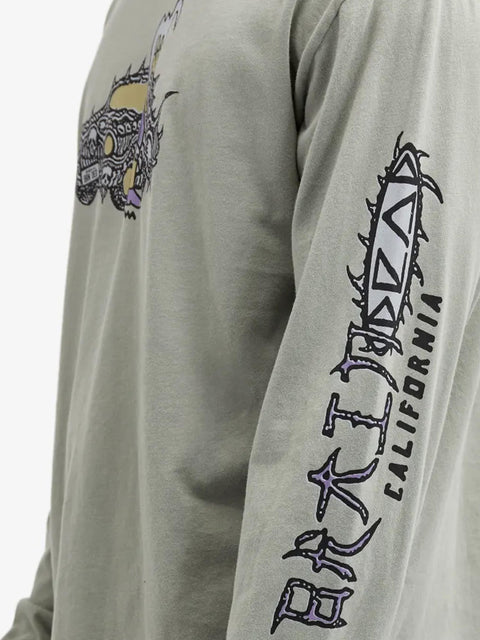 T-shirt in cotone F24T01004089 SEAGRASS BRAIN DEAD 