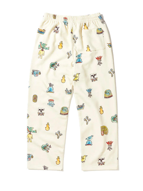 Pantalone tuta con fantasia