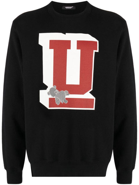 Felpa con stampa UC2C48913 BLACK UNDERCOVER 