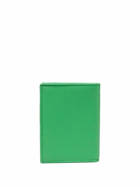 Portafoglio in pelle SA0641 2GREEN COMME DES GARÇONS WALLET 