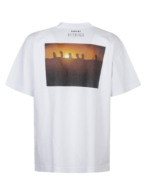 T-shirt in cotone 2501007S 101 SACAI 