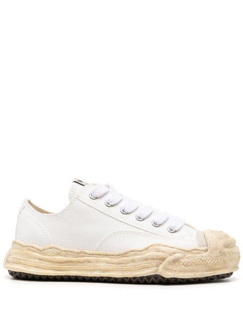 Sneaker Low-Top in tela tinta con suola originale A13FW733 WHITE MAISON MIHARA YASUHIRO 