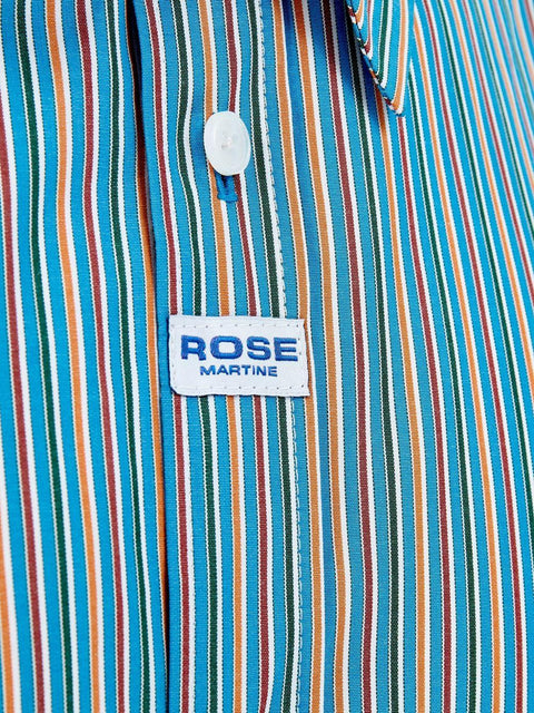 Camicia in cotone 401WS30532 BLUORA MARTINE ROSE 