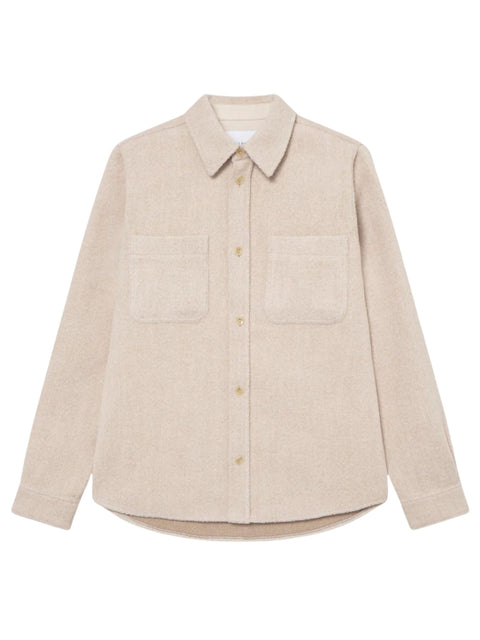 Overshirt "Lennon" in lana bouclè 1000547 215 LES DEUX 