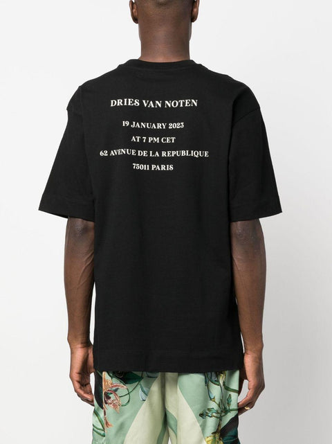 T-shirt in cotone 2320211127602 HELI900 DRIES VAN NOTEN 