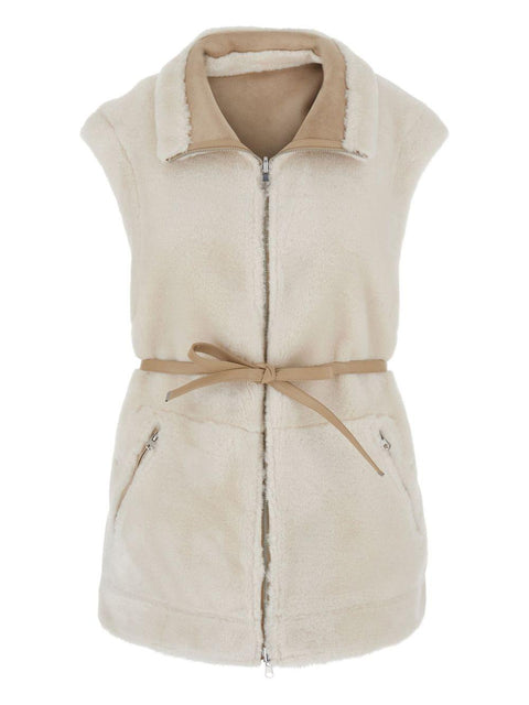 Gilet smanicato in ecopelle reversibile BJ20015 RICE URBANCODE 
