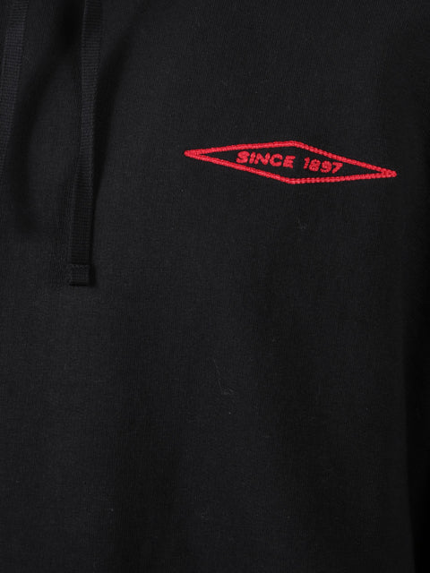 Felpa on logo WPT001051 1BLACK JUNYA WATANABE 