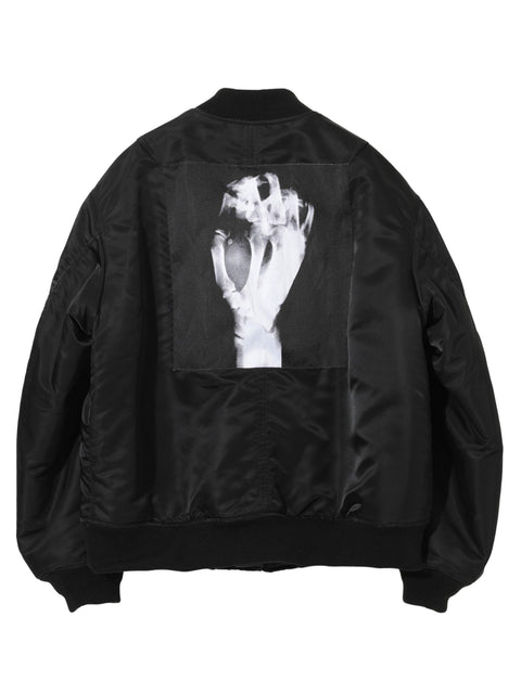 Bomber con logo UC2E42182 BLACK UNDERCOVER 