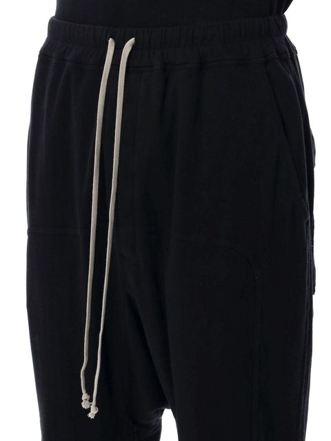 Pantaloni in felpa con lacci DU02E7395 JDB09 RICK OWENS DRKSHDW 