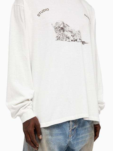 T-shirt in cotone D06/09 WHITE 1989 STUDIO 
