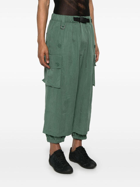 Pantalone cargo Twill Washed JM3208 GREEN Y-3 