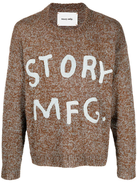 Felpa con logo SAW23JUMKEEHANTWB BROWN STORY MFG 