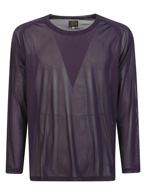 T-shirt trasparente RW344 EGGPLANT NEEDLES 