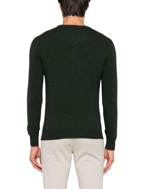Maglione in lana verde CFWOKN0278 MRUF04696006 WOOLRICH 