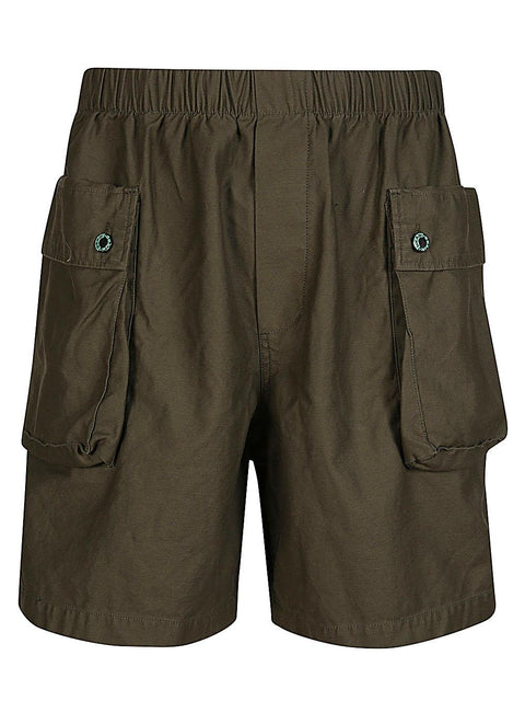 Bermuda in cotone B23003772GR OLIVE BRAIN DEAD 