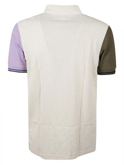 Polo con maniche bicolore FPT504051 1WHITE COMME DES GARÇONS SHIRT 